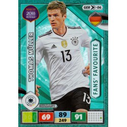 ROAD TO FIFA WORLD CUP RUSSIA 2018 Fans' Favourite Thomas Müller (Germany)